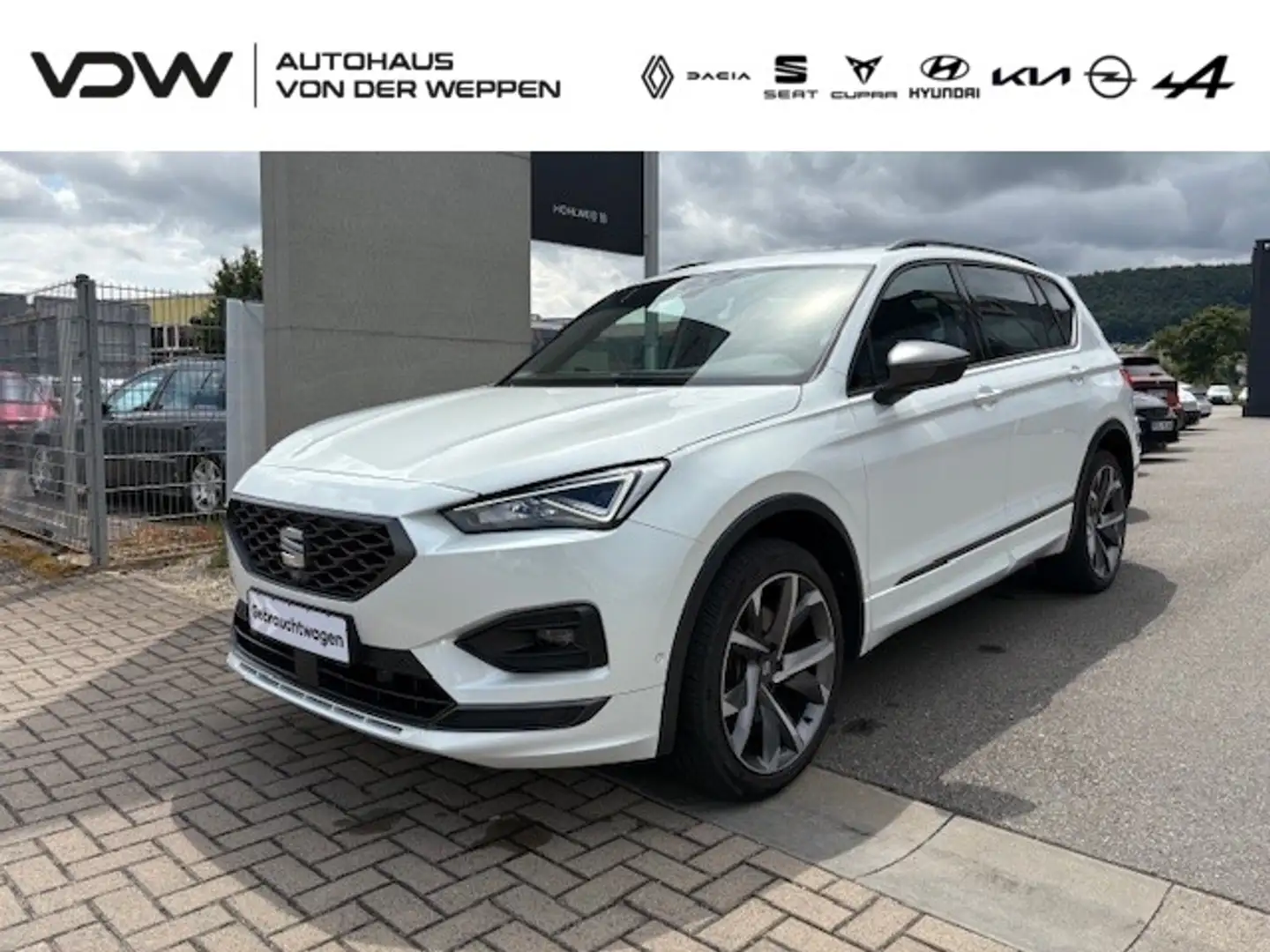 SEAT Tarraco FR 4Drive Klima Navi Rückfahrkamera Panoramadach Blanc - 1