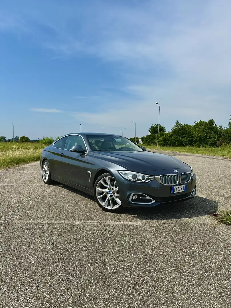 BMW 420 420d Coupe Modern auto Grigio - 1