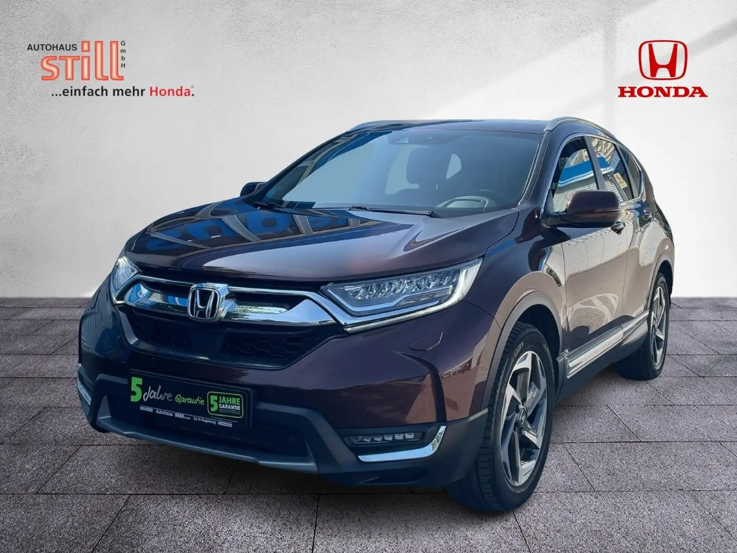Honda CR-V T 1.5 Turbo VTEC Executive Lederpolster Braun - 2