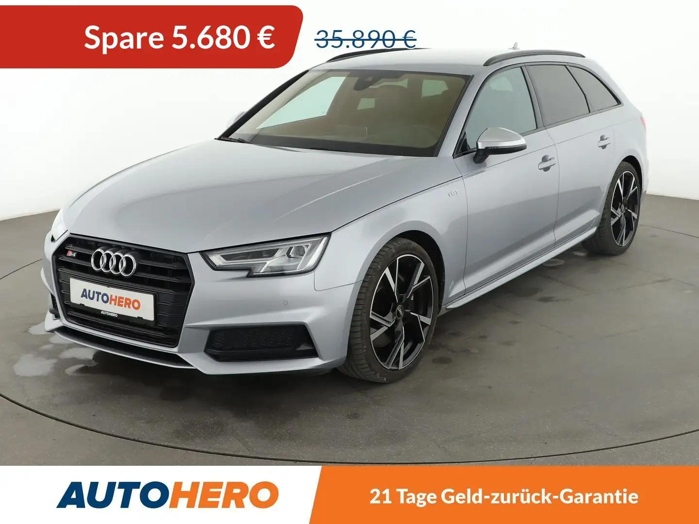 Audi S4 3.0 V6 TFSI quattro Aut.*TEMPO*NAVI*CAM*PDC*SHZ* Plateado - 1
