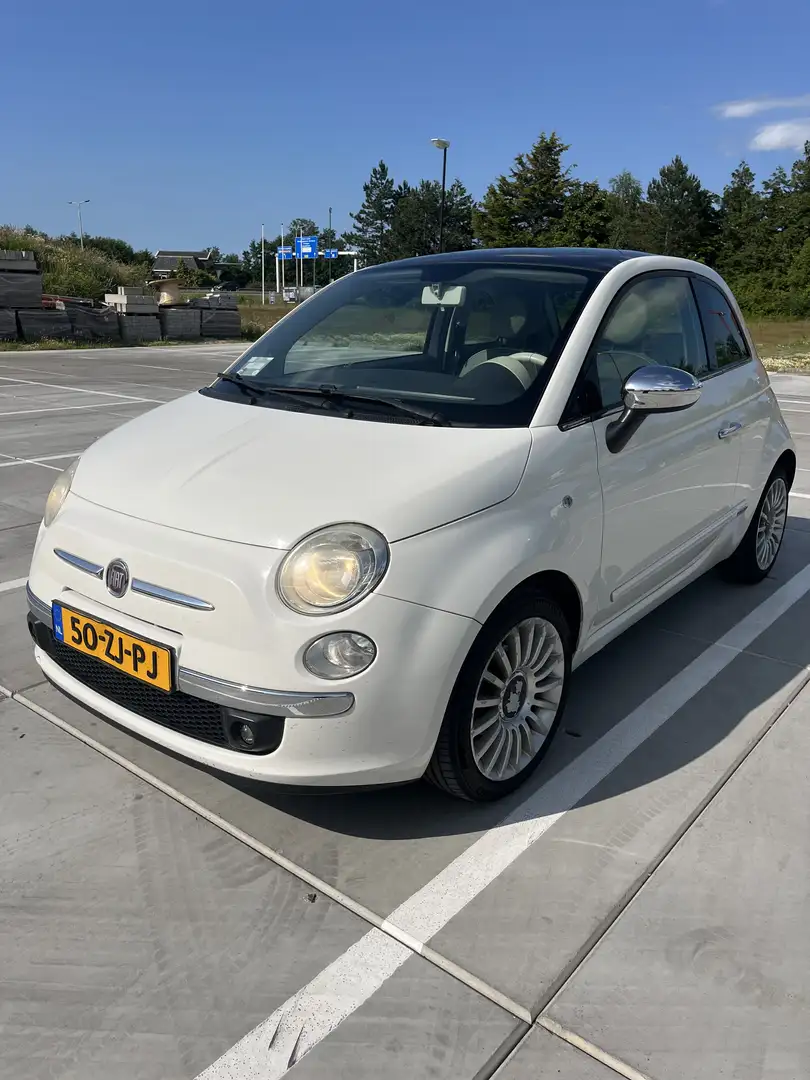 Fiat 500 1.4-16V Lounge Blanc - 1