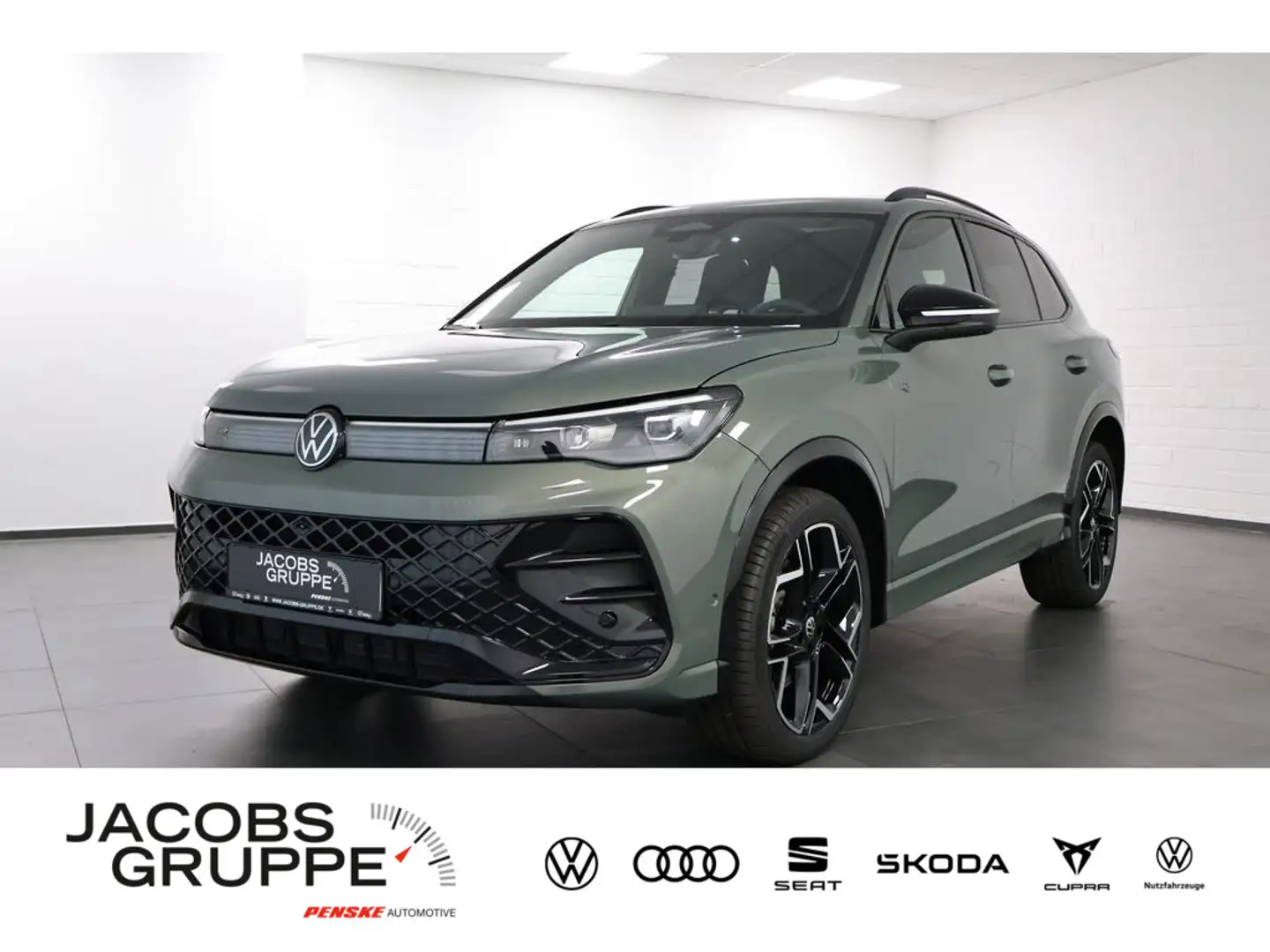 Volkswagen Tiguan 2.0 TDI 4M R-Line "Black Style" DSG,Na Grün - 1