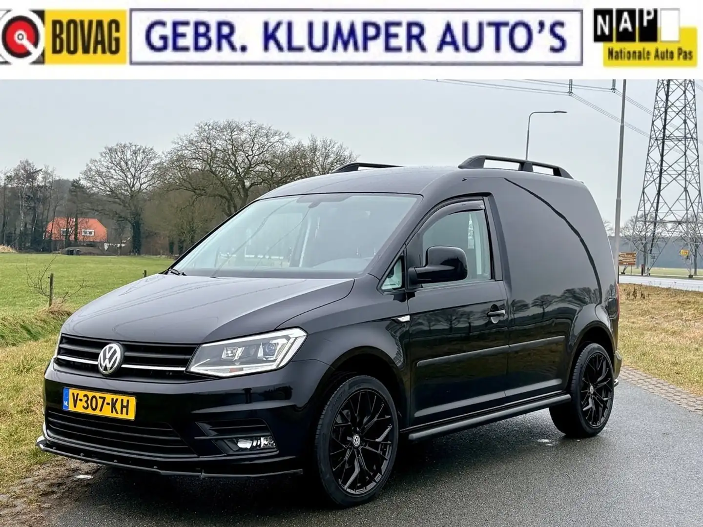 Volkswagen Caddy 2.0 TDI L1H1 BMT, Navi, Cruise, Airco, 18", Maxton Noir - 1