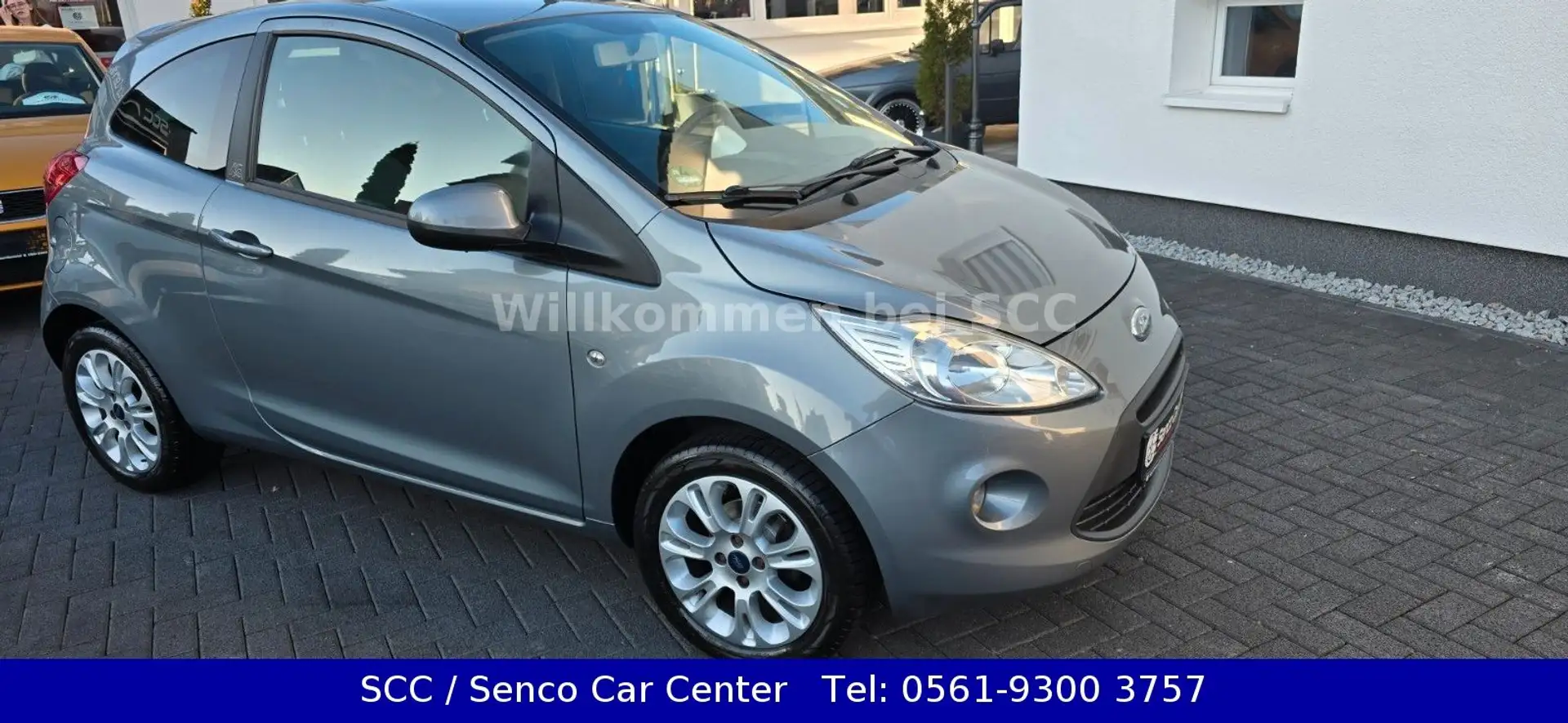 Ford Ka/Ka+ Fiesta Titan SERVO KLIMA Gepflegt TÜV NEU Gris - 1