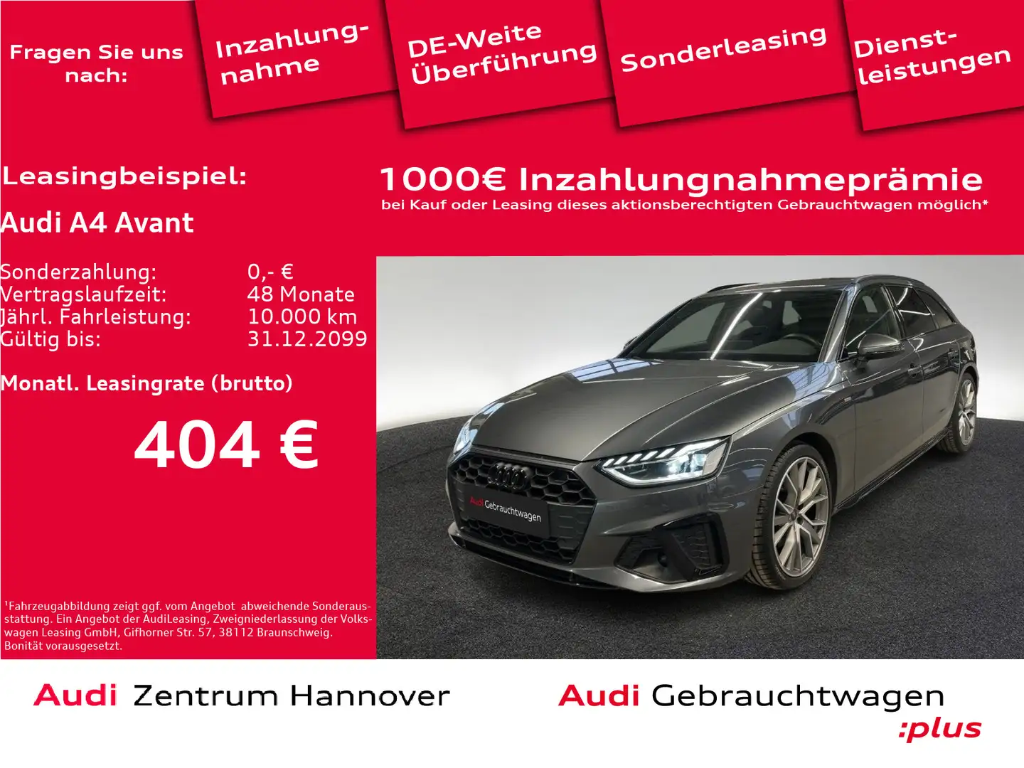Audi A4 S line comp. 35 TFSI LED ACC virtual Na Grijs - 1