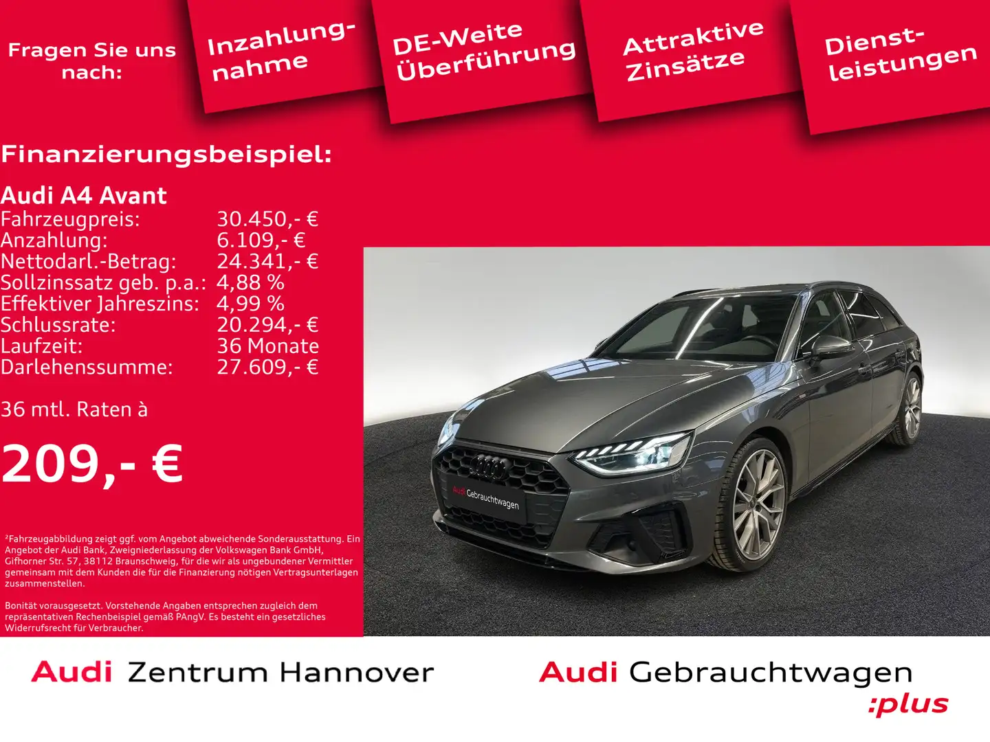 Audi A4 S line comp. 35 TFSI LED ACC virtual Na Šedá - 2