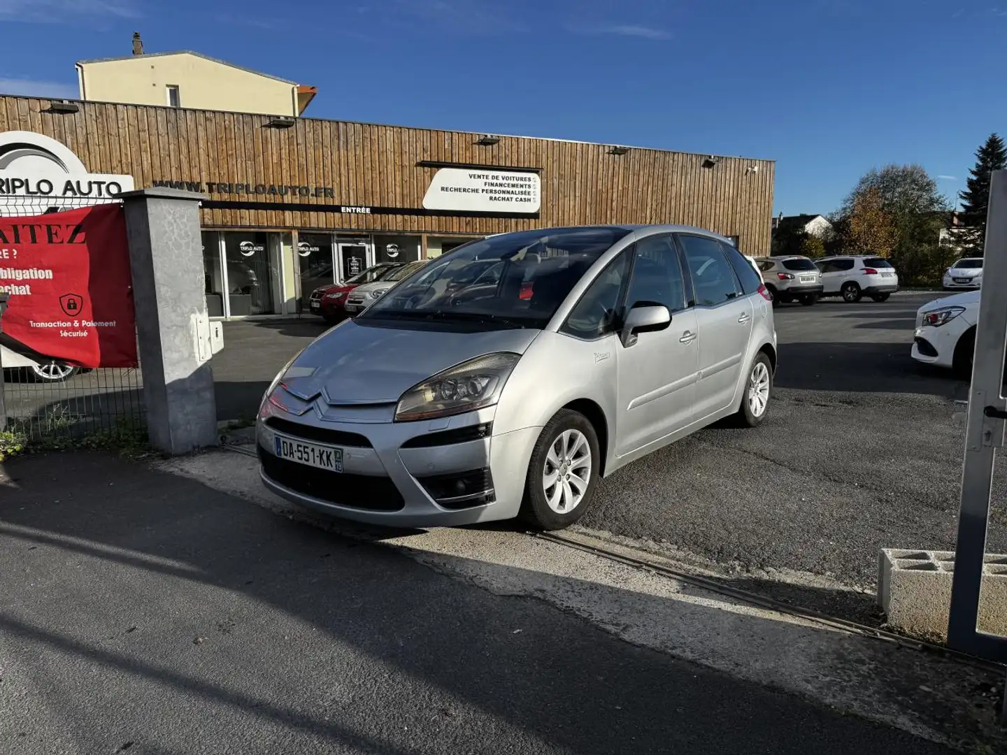 Citroen C4 Picasso 1.6 HDi FAP - 110 Exclusive Clim + Radar AR Gris - 1