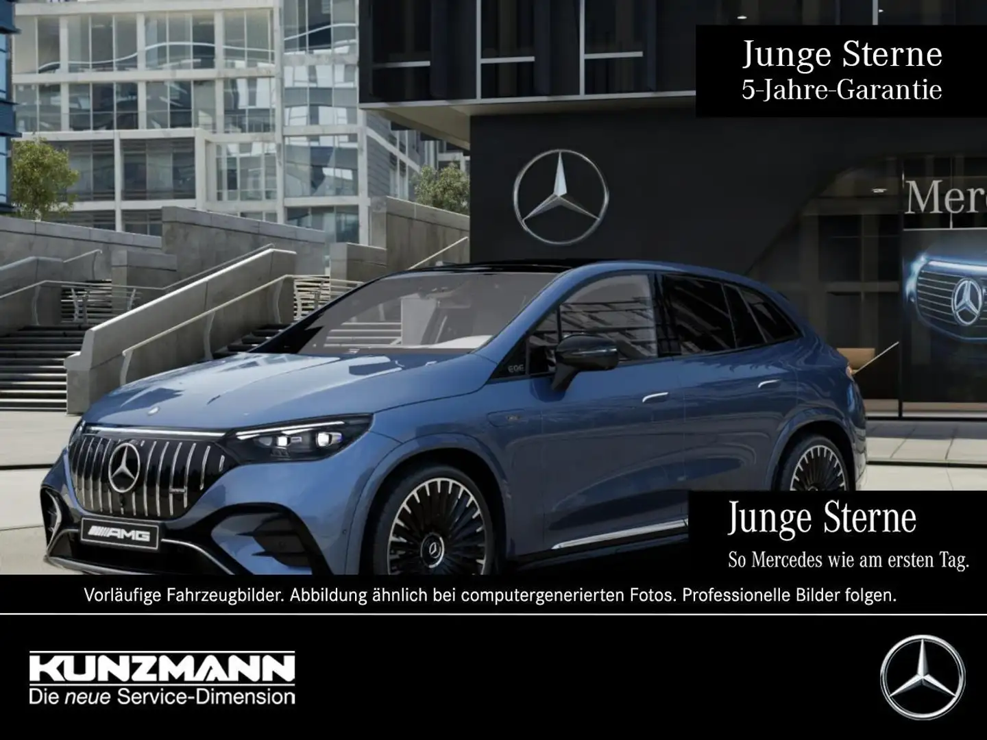 Mercedes-Benz EQE SUV EQE 53 AMG 4M+ SUV Night Panorama Distronic 360° Blau - 1