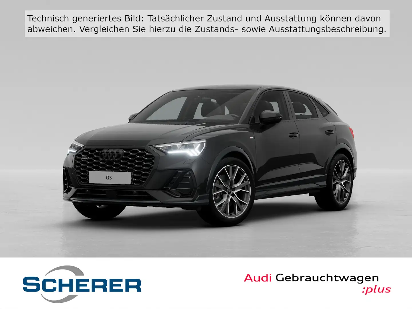 Audi Q3 S line 40 2.0 TDI quattro AHK 20ZOL Noir - 1