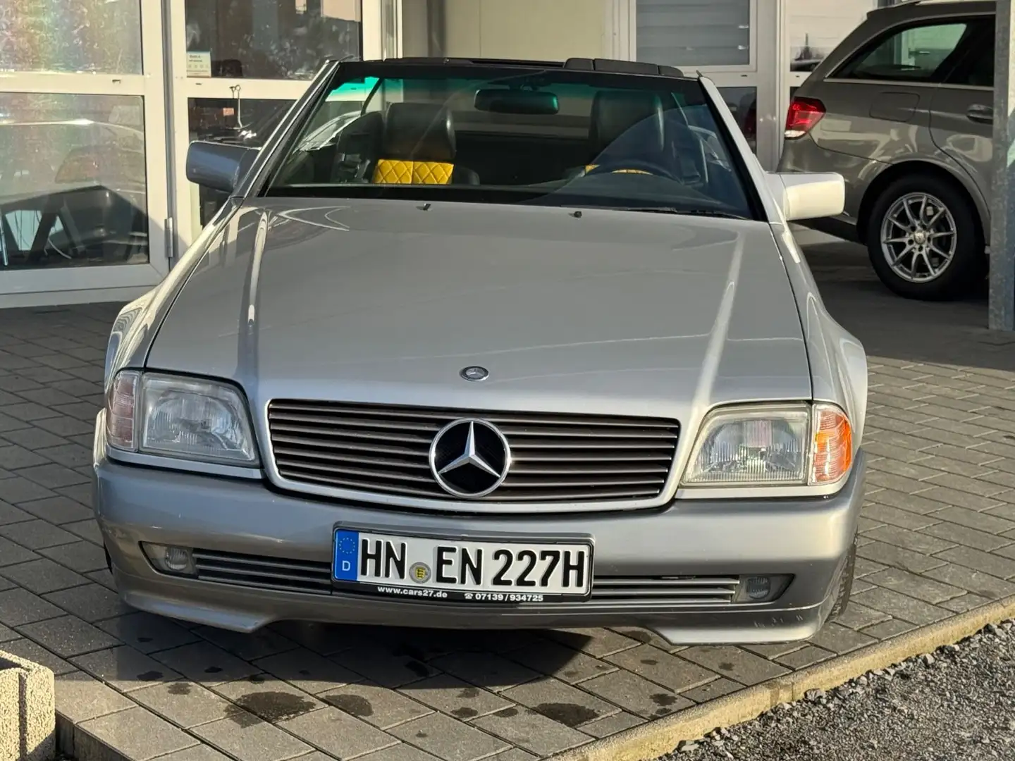 Mercedes-Benz SL 320 H-Gutachten Leder SHZ Klima Argent - 2