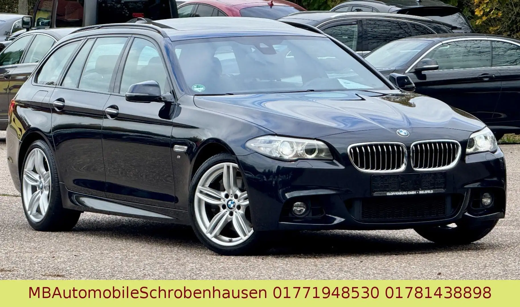 BMW 525 d Touring M SPORT PAKET LEDER  PANORAMA Schwarz - 1