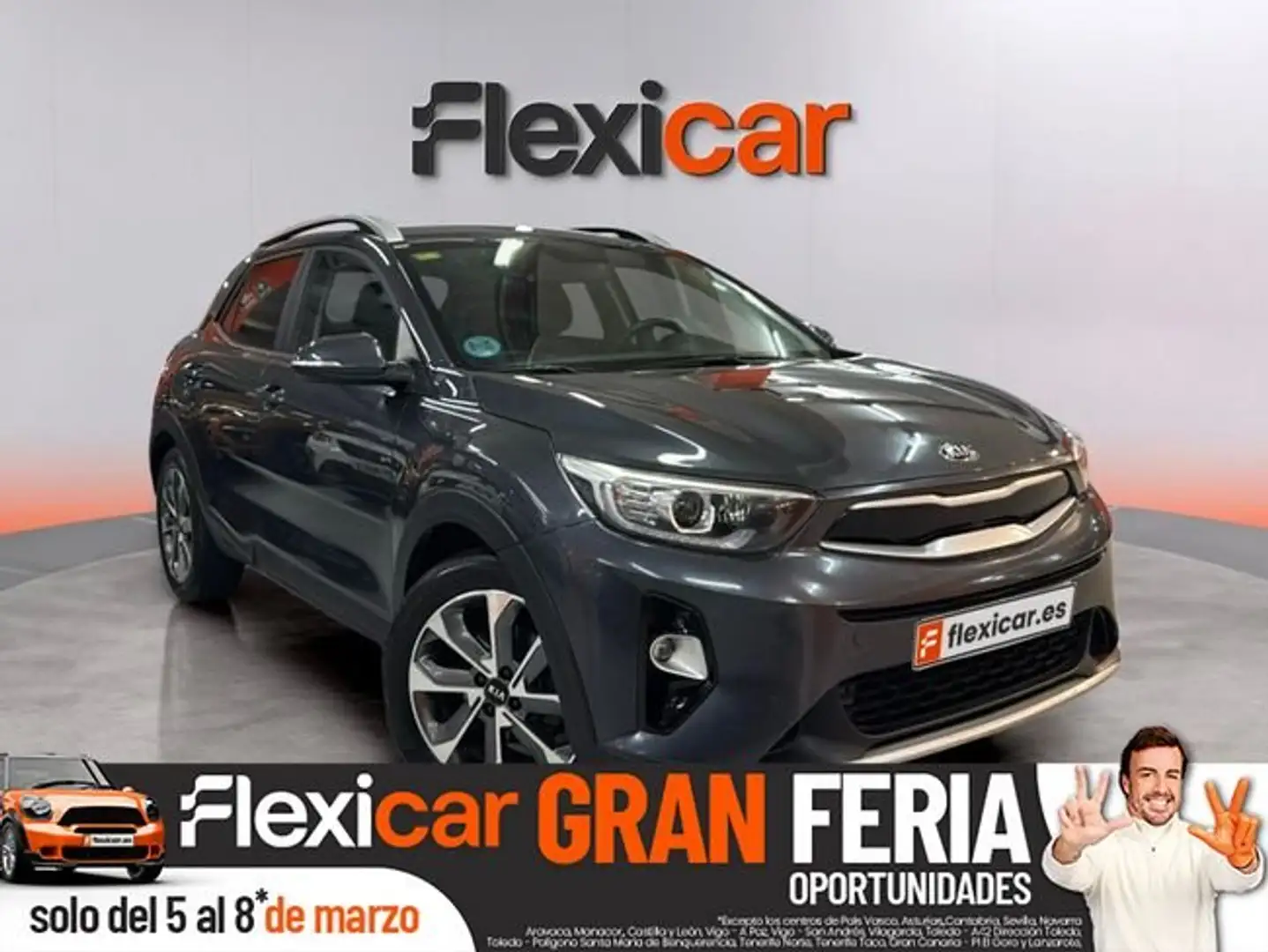 Kia Stonic 1.0 T-GDi Concept 100 Grau - 1