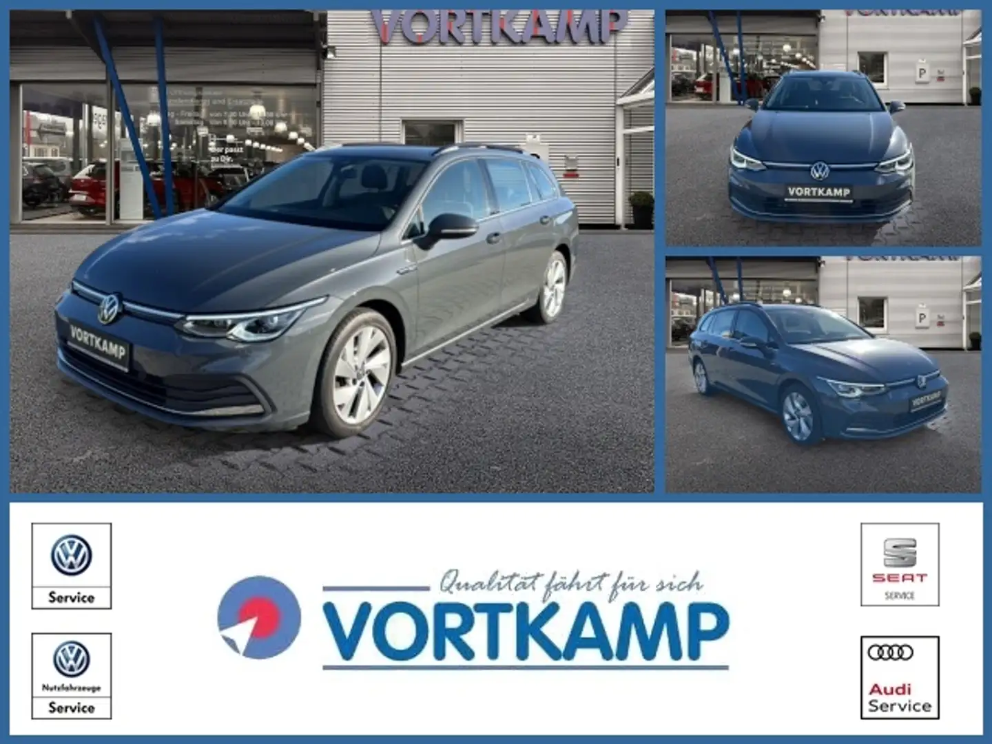 Volkswagen Golf VIII Variant Style AHK/Kamera/ACC Grau - 1
