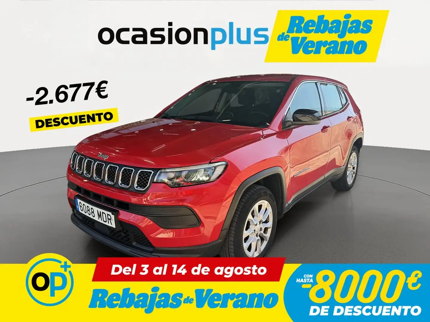 Jeep Compass 1.5 MHEV Longitude FWD DCT Rojo - 1