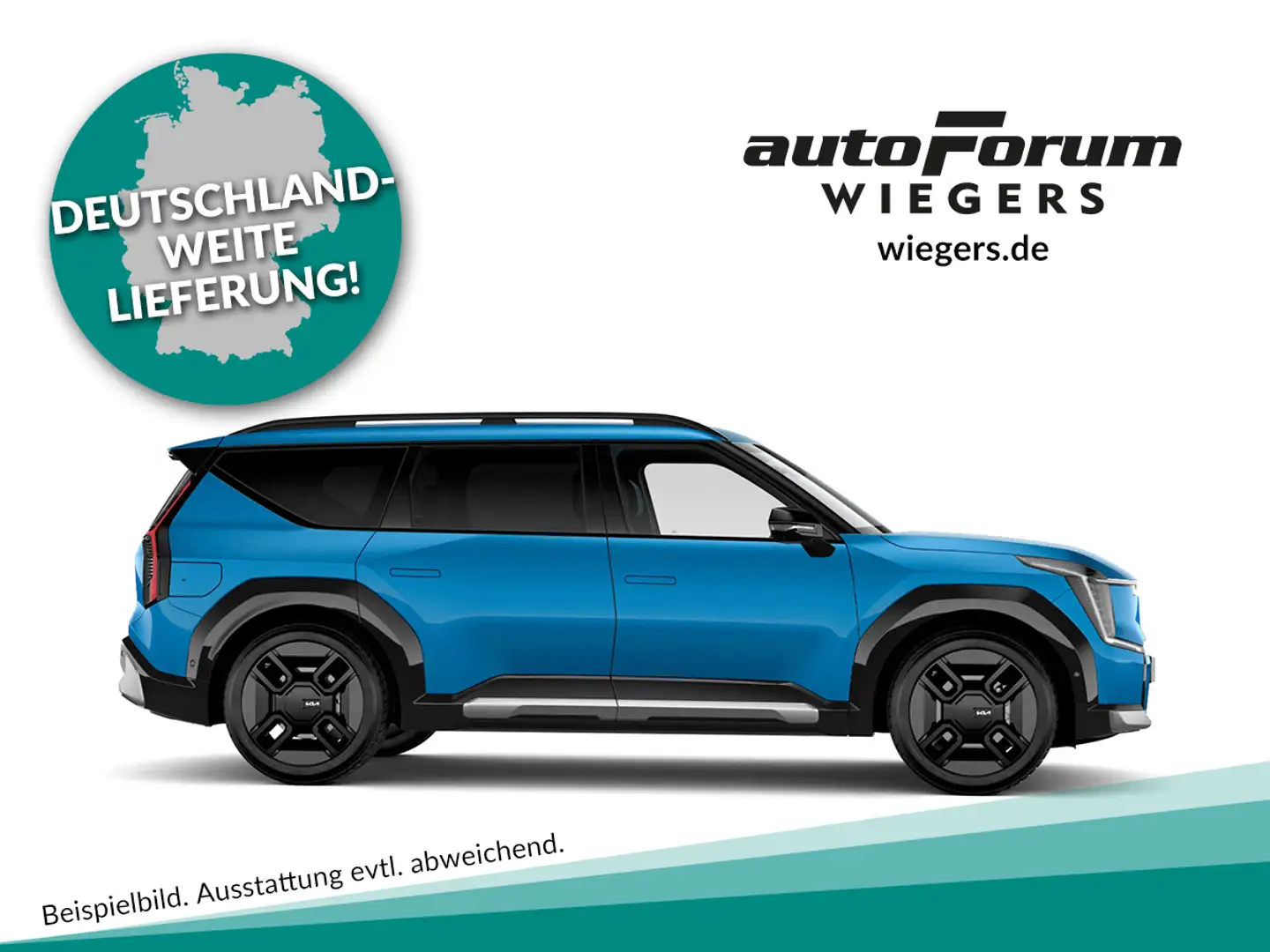 Kia EV9 RWD Air 76,1-kWh-Batterie Grau - 2