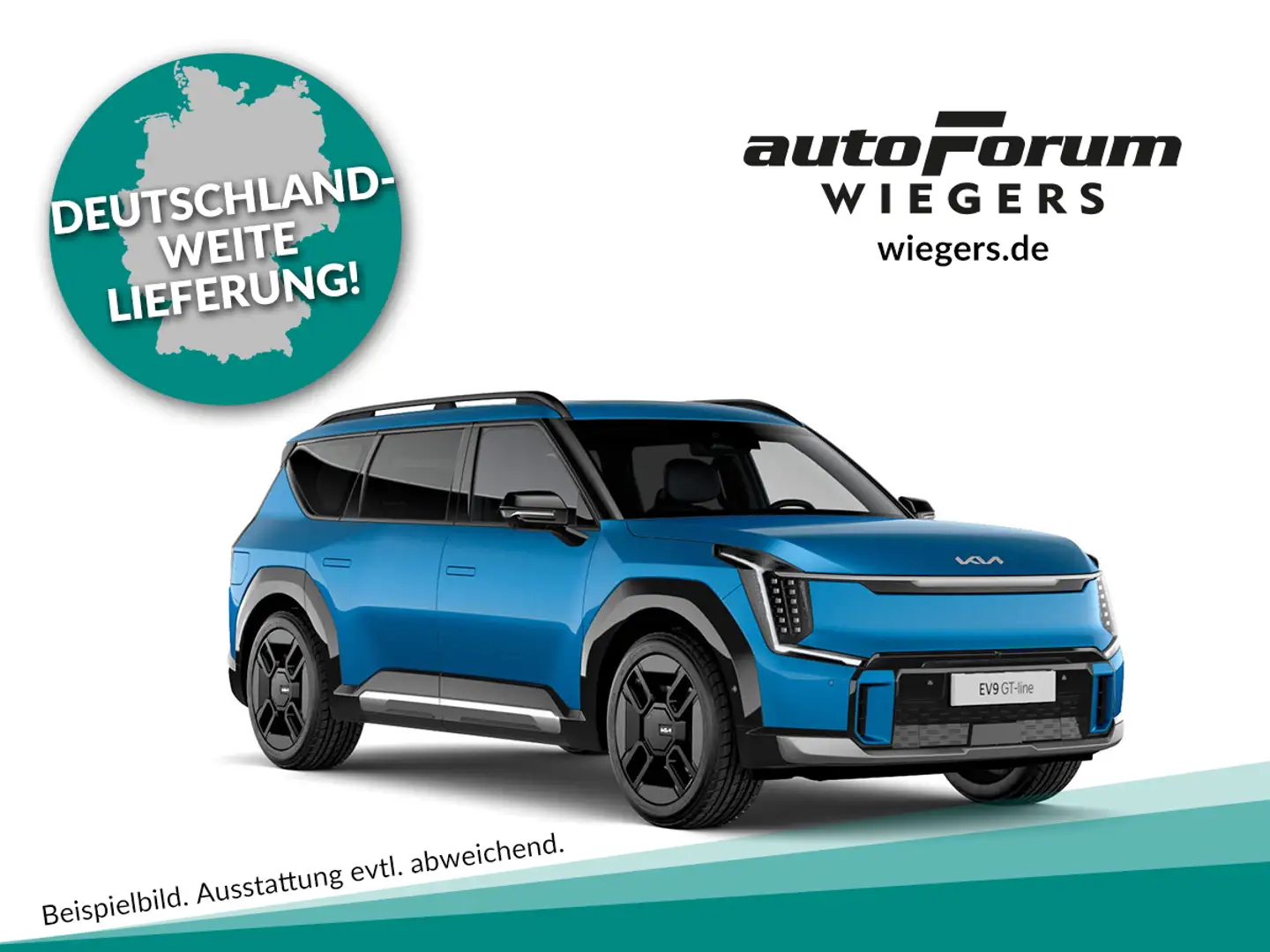 Kia EV9 RWD Air 76,1-kWh-Batterie Grau - 1