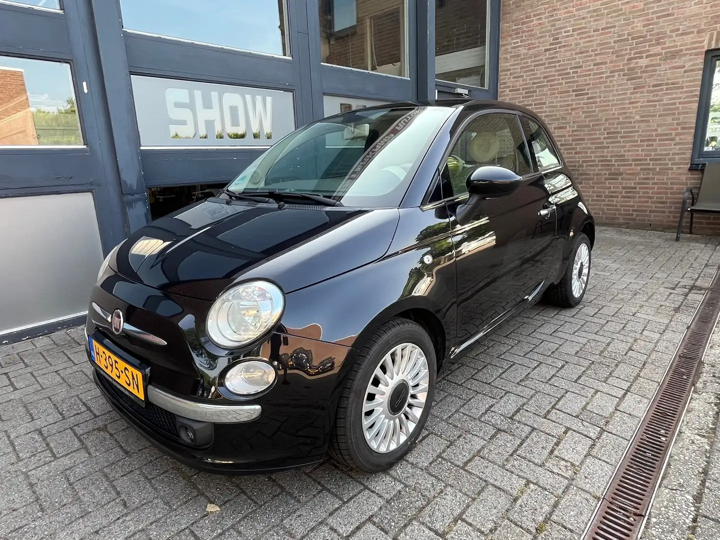 Fiat 500 1.2 Lounge, Panoramadak Nero - 1
