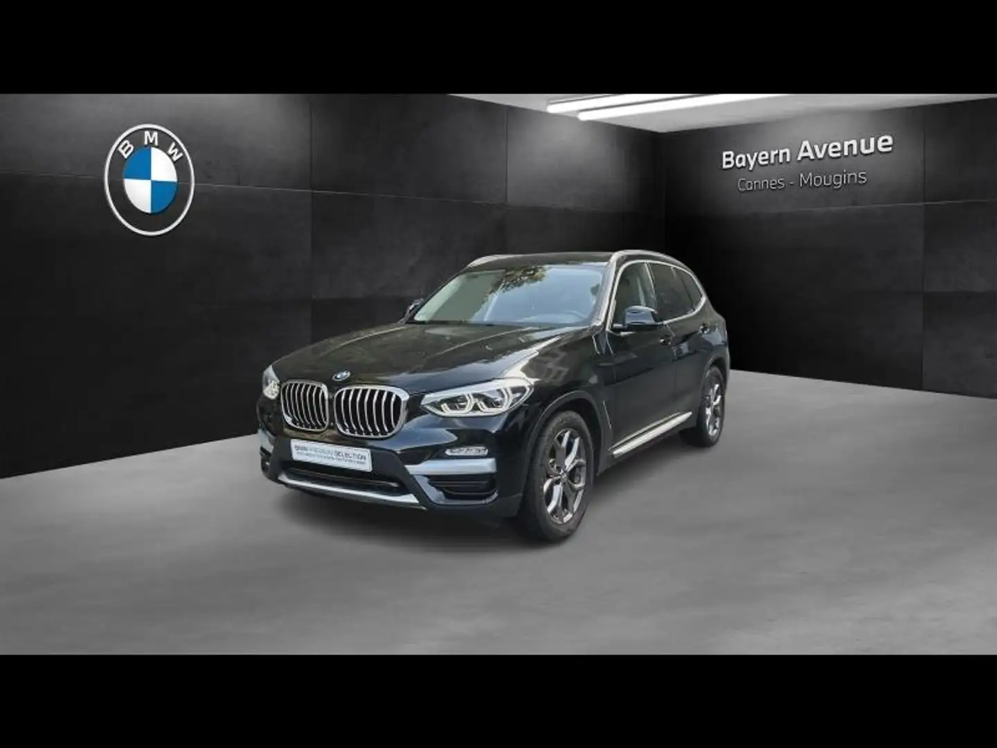 BMW X3 xDrive20dA 190ch xLine Euro6d-T Noir - 1