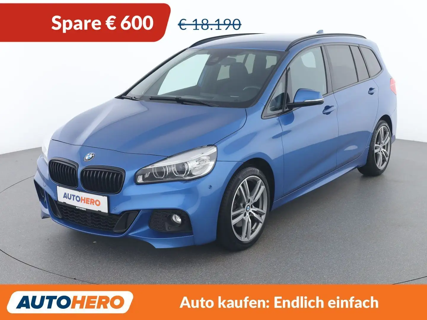 BMW 218 218d Gran Tourer xDrive M Sport Blau - 1
