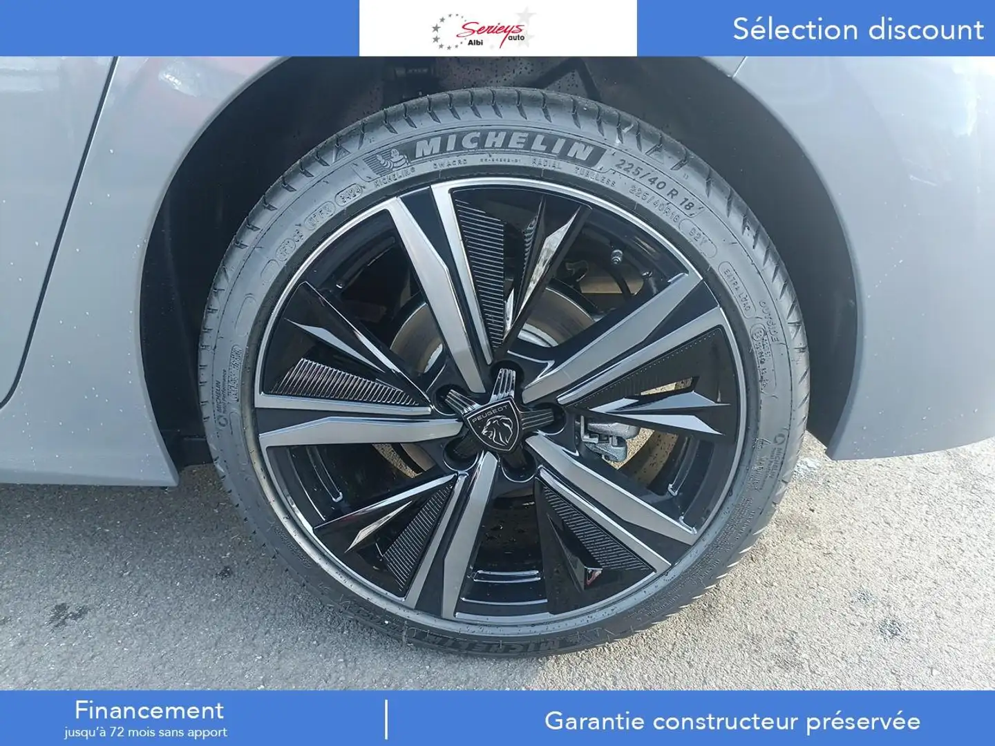 Peugeot 308 GT BlueHDI 130 EAT8 TOIT PANO+PK VISION 360+DRIVE  Grijs - 2