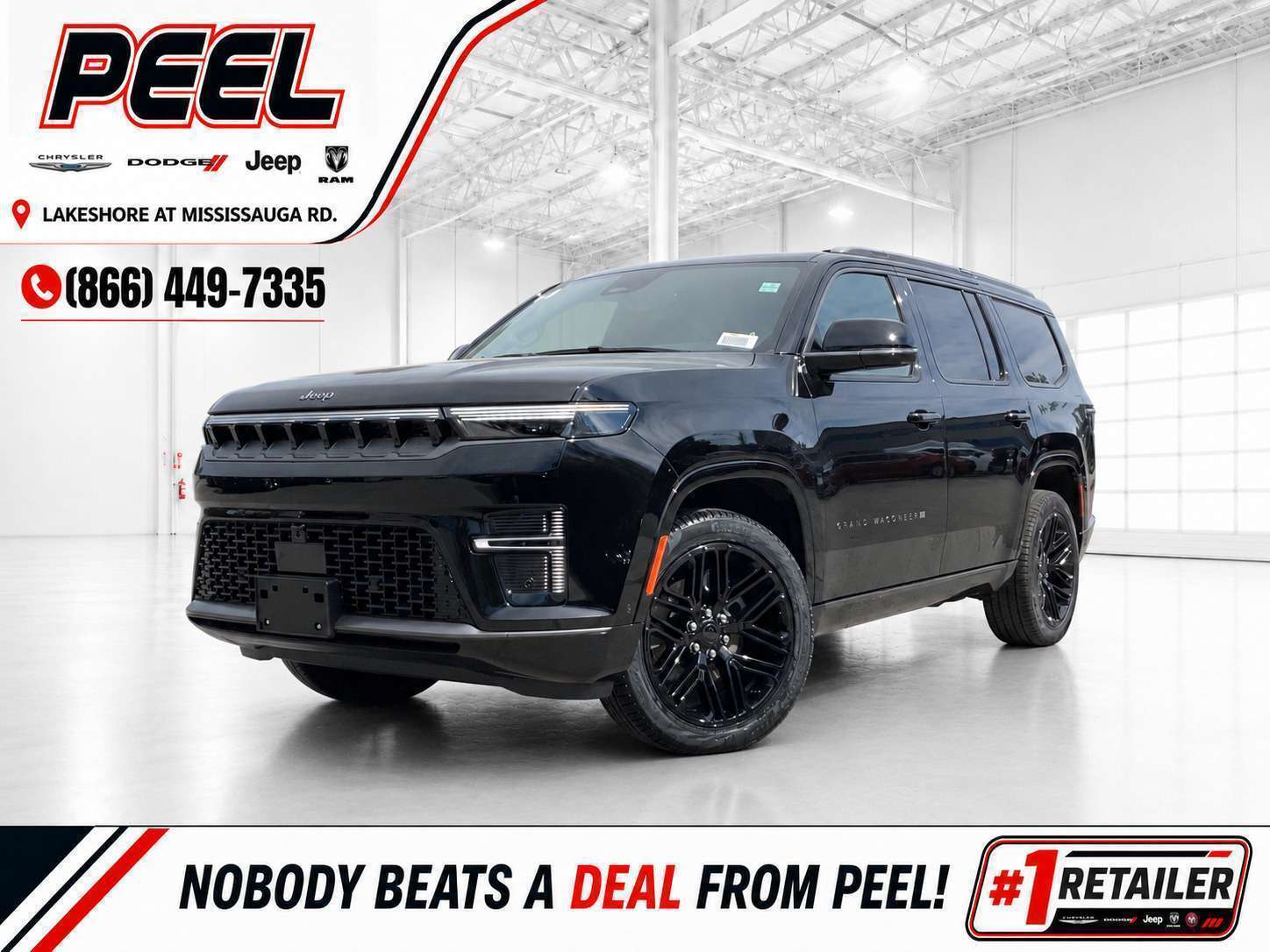Black 2026 Jeep Grand Wagoneer SUV / Crossover Four-Wheel Drive 8-Speed Automatic