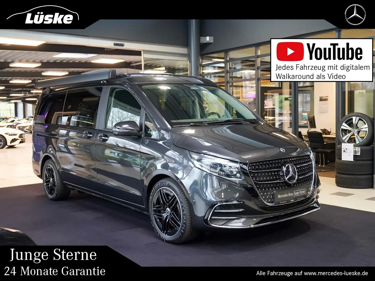 Mercedes-Benz V 250 V 250 d Marco Polo AMG Line DISTRO AIRMATIC AHK Grau - 1