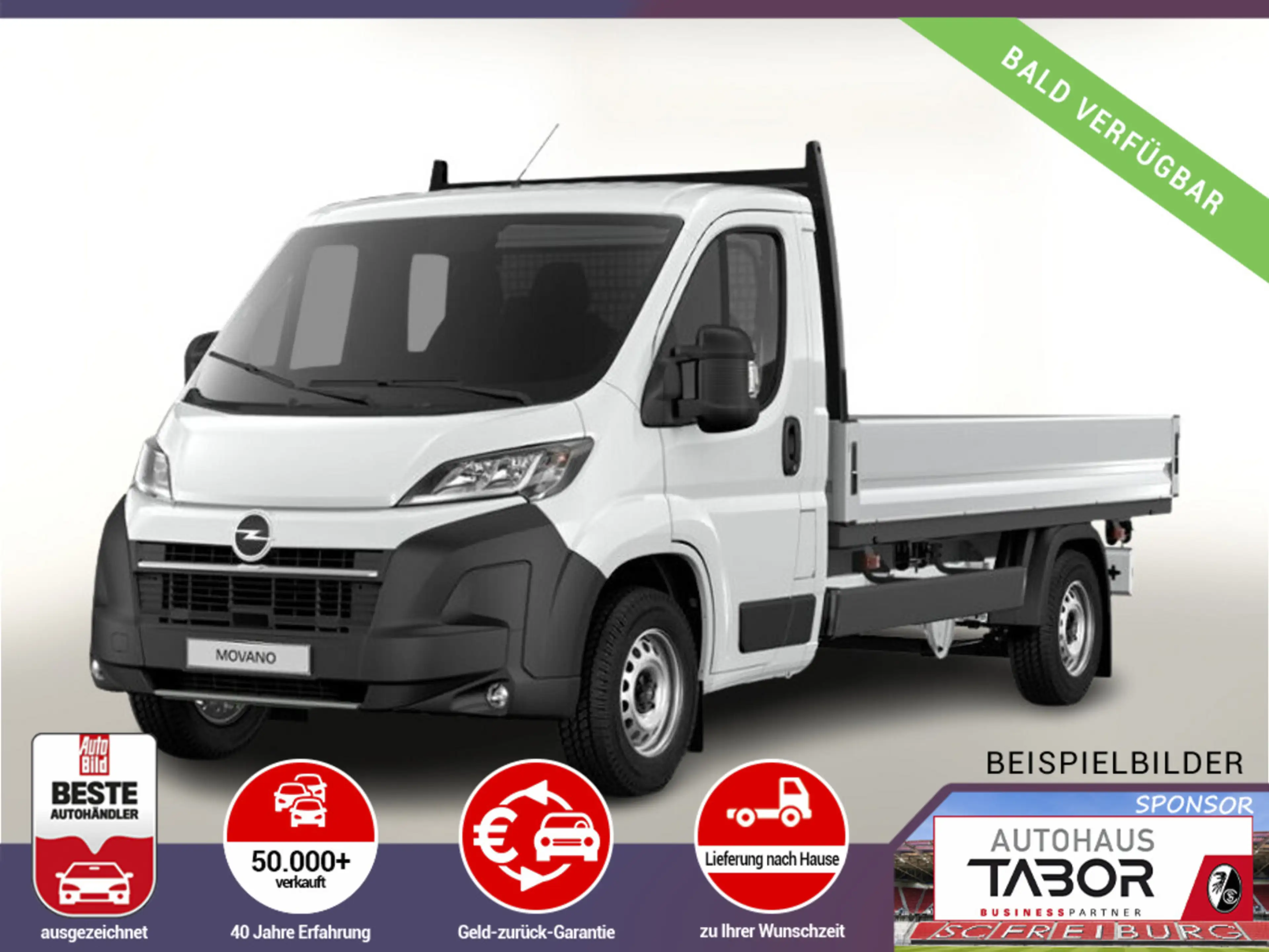 Opel Movano Pritsche 35+ AT8 L3 AHK NSW UVP-43%*