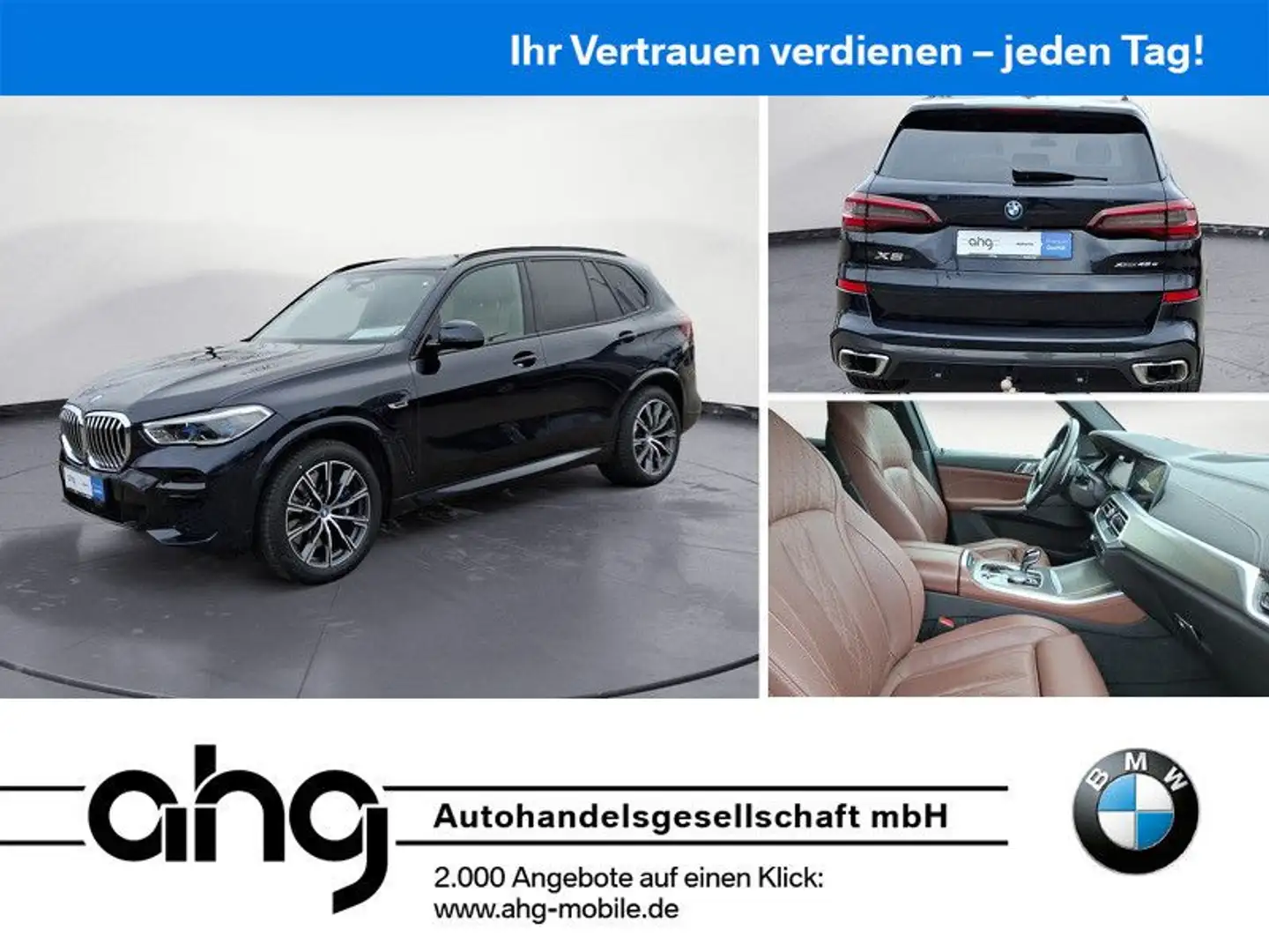 BMW X5 xDrive45e M-Sport *Shadow*Gestik*Navi*Sitzlüf Schwarz - 1
