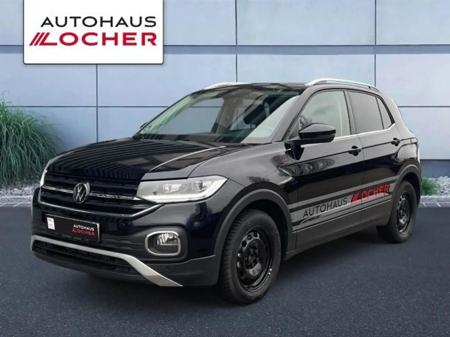Volkswagen T-Cross Style 1.0 TSI ACC Rear View Schwarz - 1