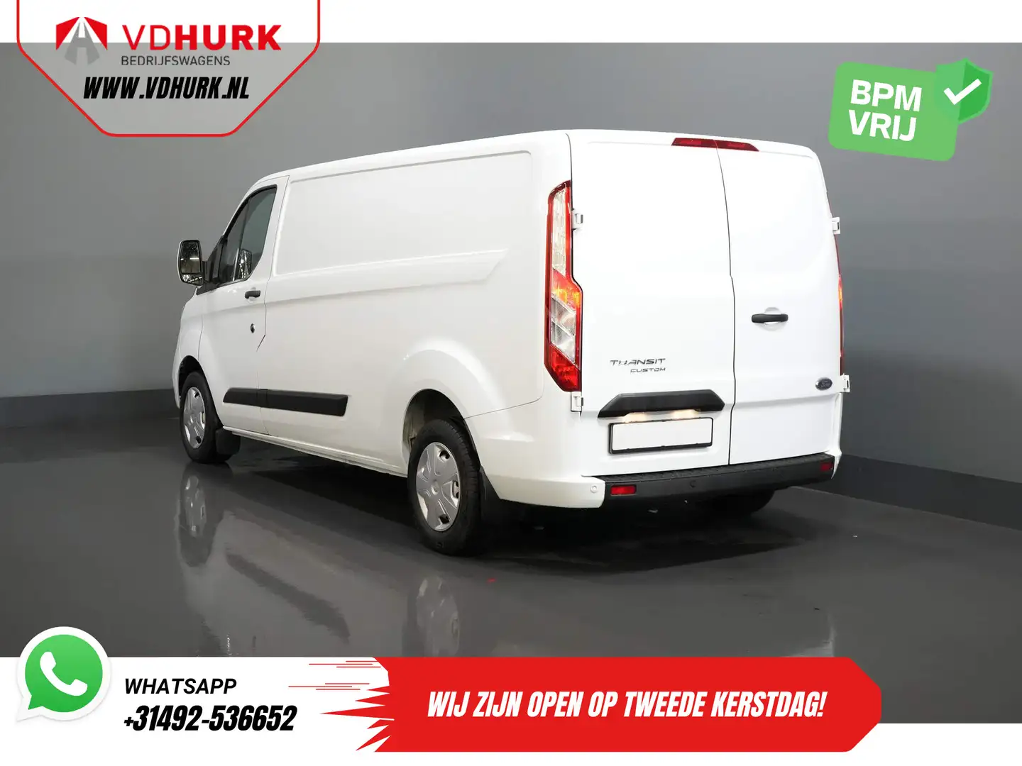 Ford Transit Custom 2.0 TDCI 130 pk L2 (DEMO) 2.8t Trekverm./ Voorruit Wit - 2