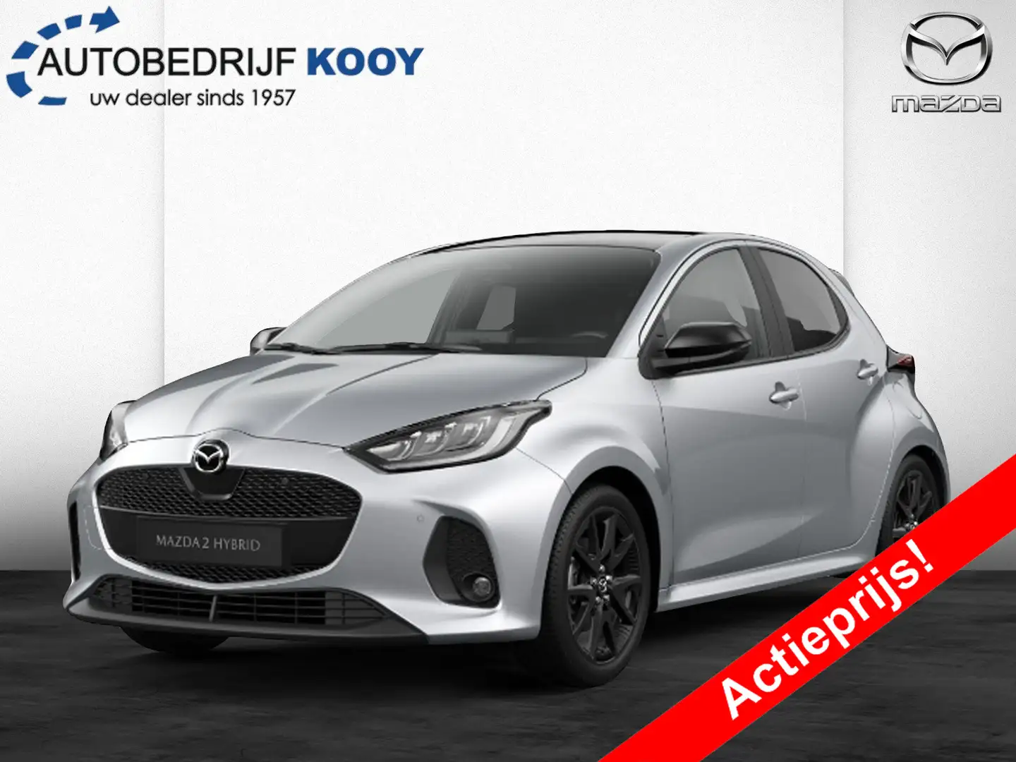 Mazda 2 hybrid Homura Plus Zilver - 1
