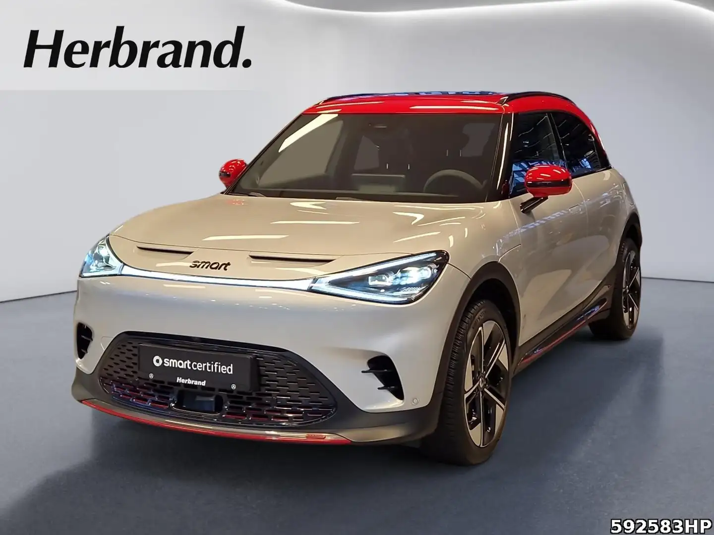 smart #1 Brabus *Pano 360° Matrix-LED Sound beats HUD Argent - 1