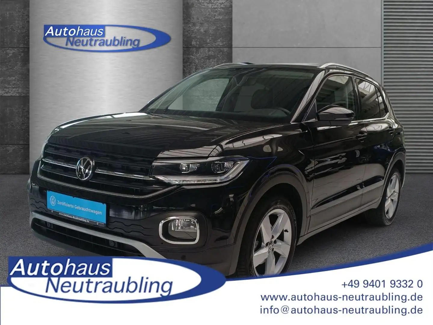 Volkswagen T-Cross 1.0 TSI "STYLE" 110 PS DSG+NAVI+ACC+SHZ+LED+ Schwarz - 1