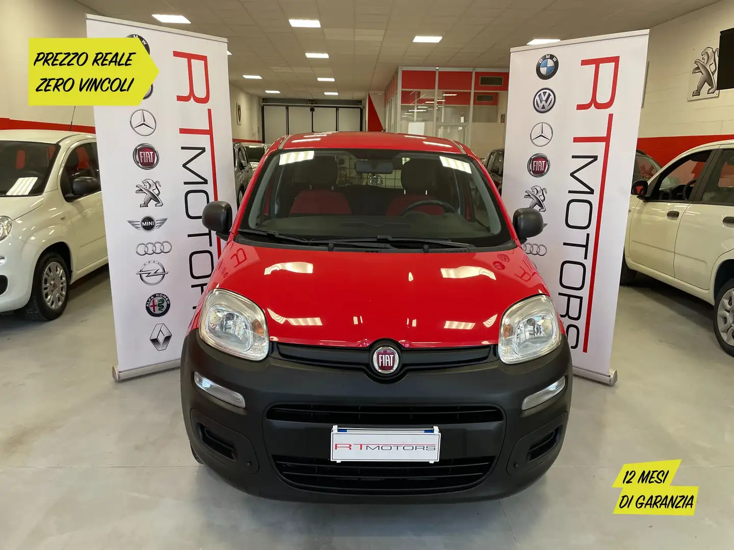 Fiat Panda 1.2 Van  2 posti Euro 6D-Temp 69cv Rouge - 1