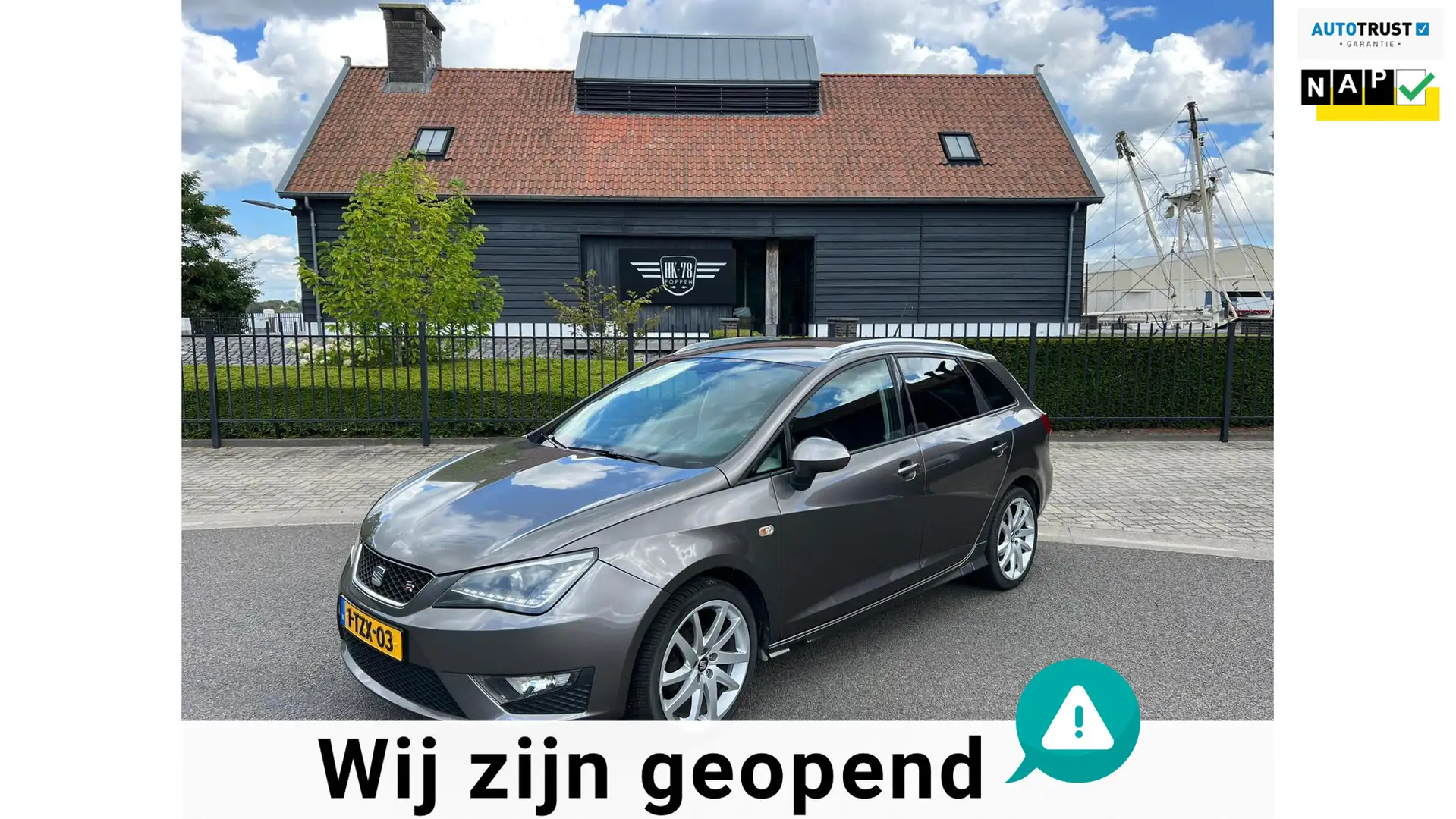 SEAT Ibiza ST 1.2 TSI FR DYNAMIC AIRCO/ECC LED-XENON TREKHAAK Grau - 1