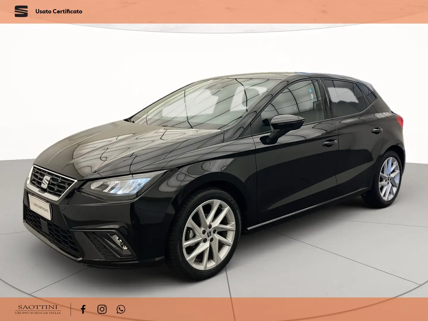SEAT Ibiza 1.0 ecotsi FR 95 CV Nero - 1