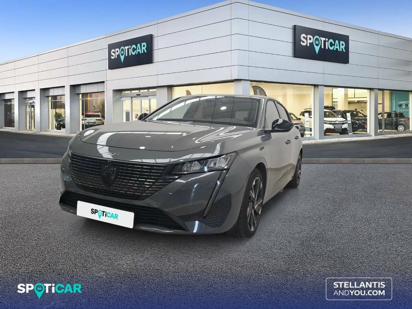 Peugeot 308 1.2 PureTech S&S Allure 130 Gris - 1