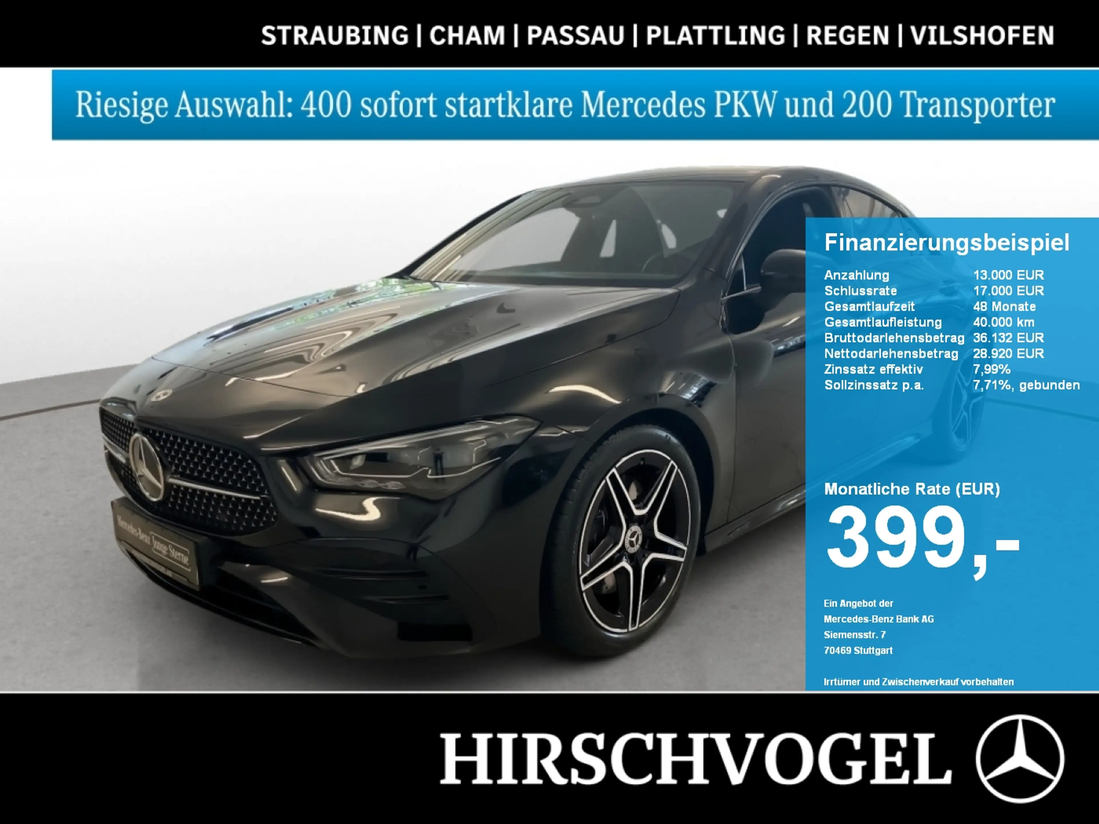 Mercedes-Benz CLA 220 d Edition AMG Line+Night+DISTRON+KEYLESS