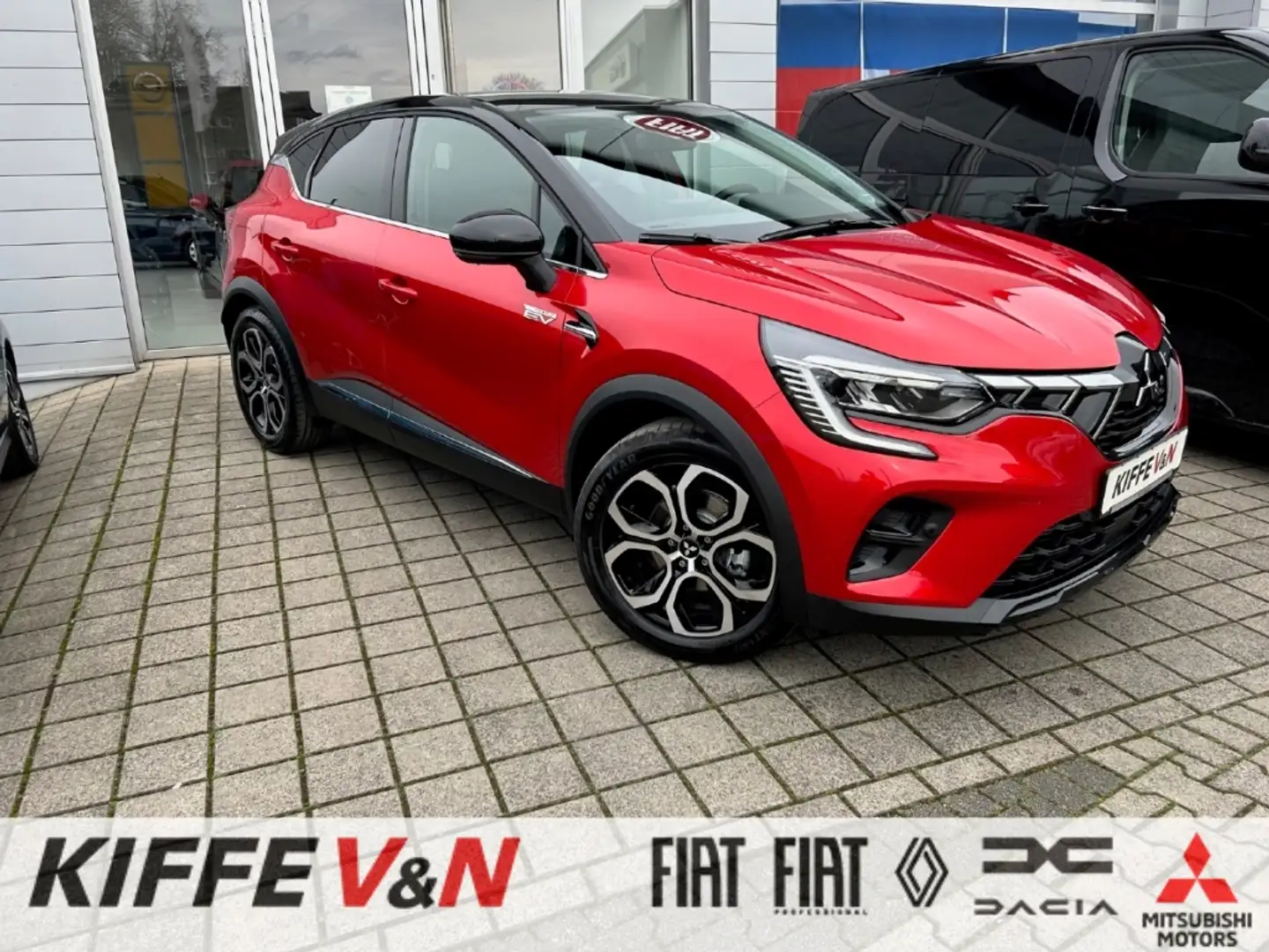 Mitsubishi ASX 1,6 Hybrid Top Leder Schiebed. Navi KAM ACC Rot - 1