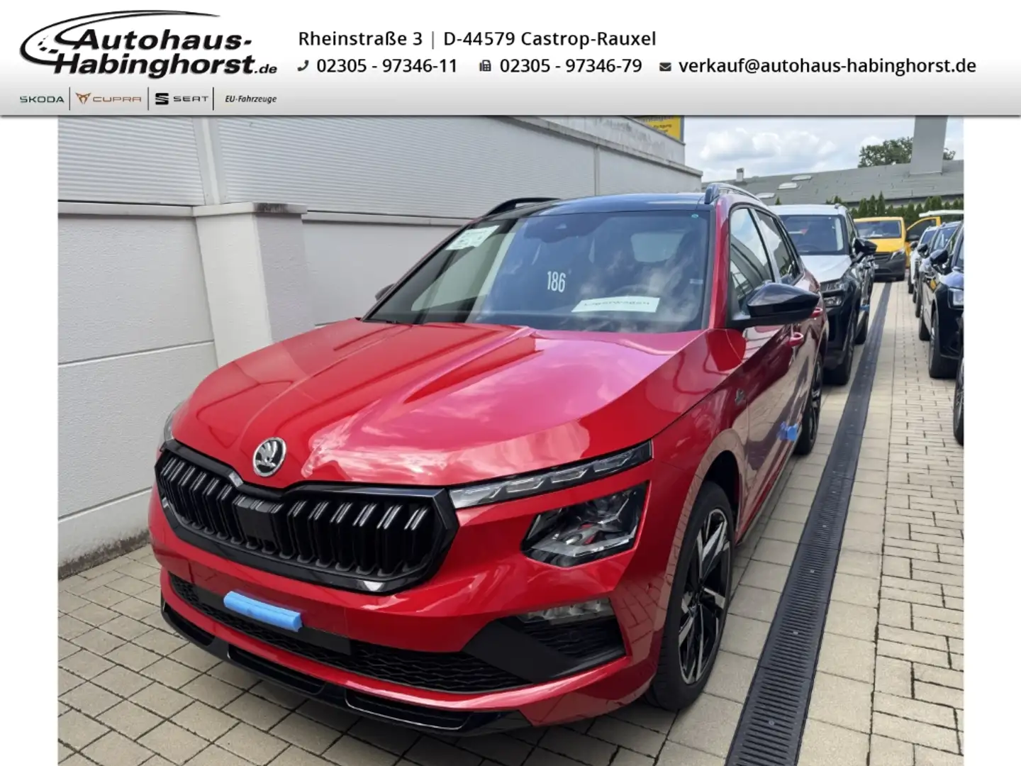 Skoda Kamiq 1.5 TSI DSG Monte Carlo ACC Matrix Pano e.Ahk PDC Rot - 1