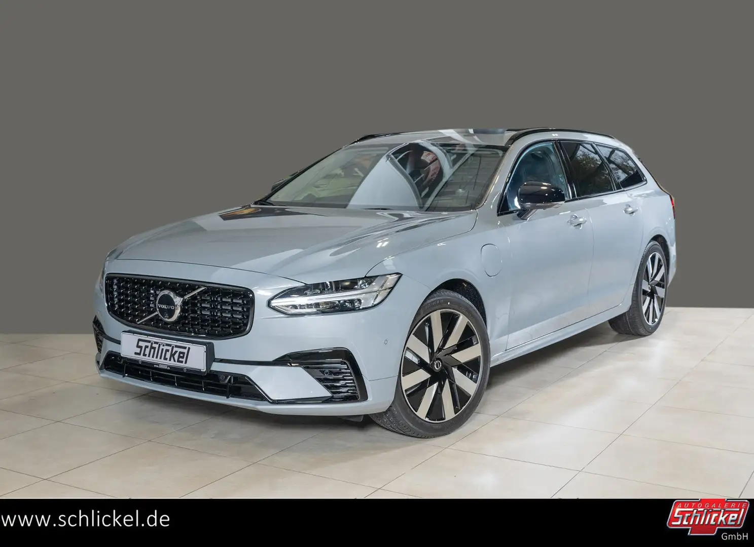 Volvo V90 T8 Plus Dark Recharge Plug-In Hybrid AWD Gris - 1