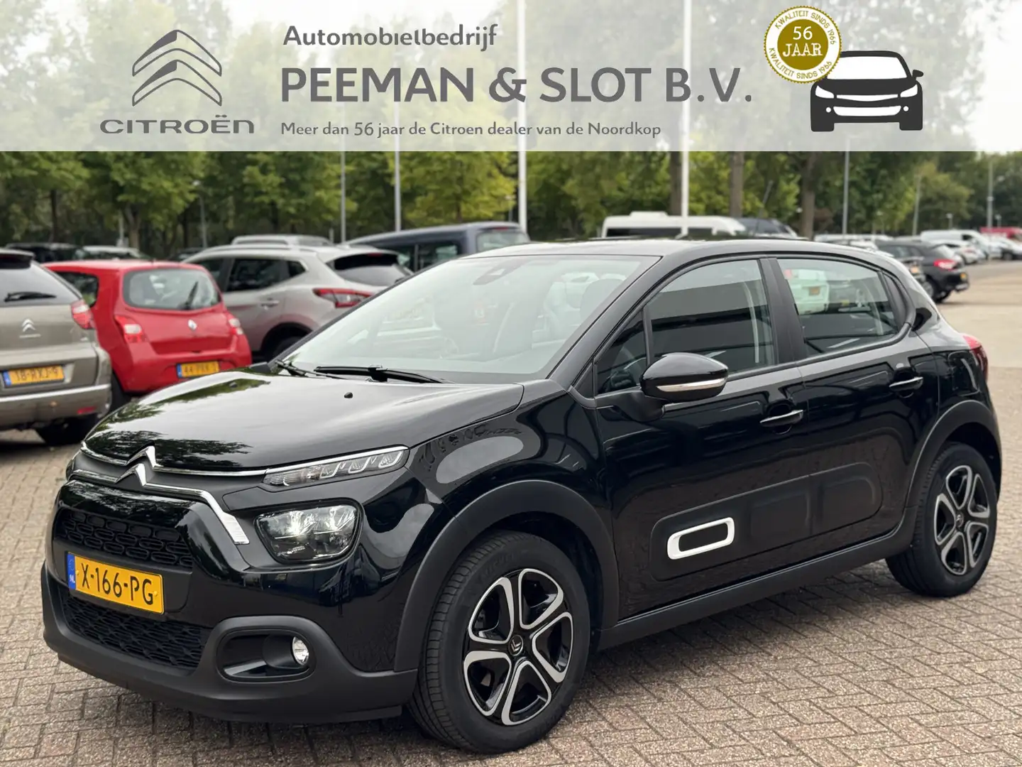Citroen C3 83pk Plus Navigatie|Airco|Cruise|CarPlay Noir - 1