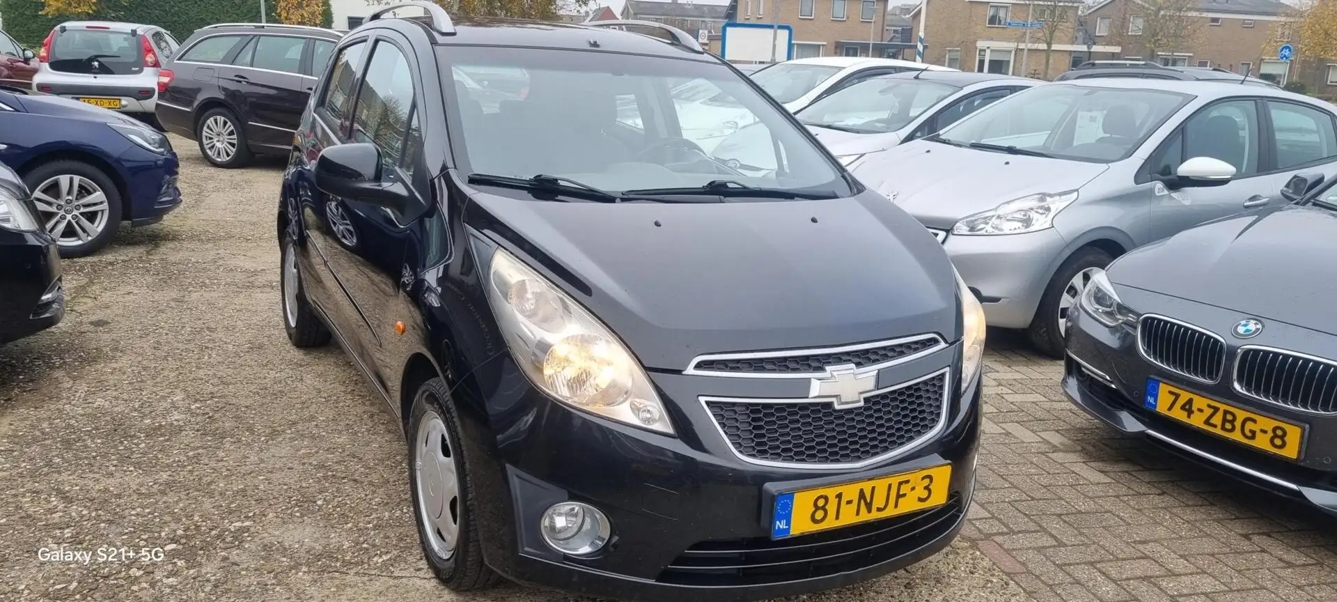 Chevrolet Spark 1.0 16V LS Bi-Fuel💢€1899 -💢gas /benzine Noir - 1