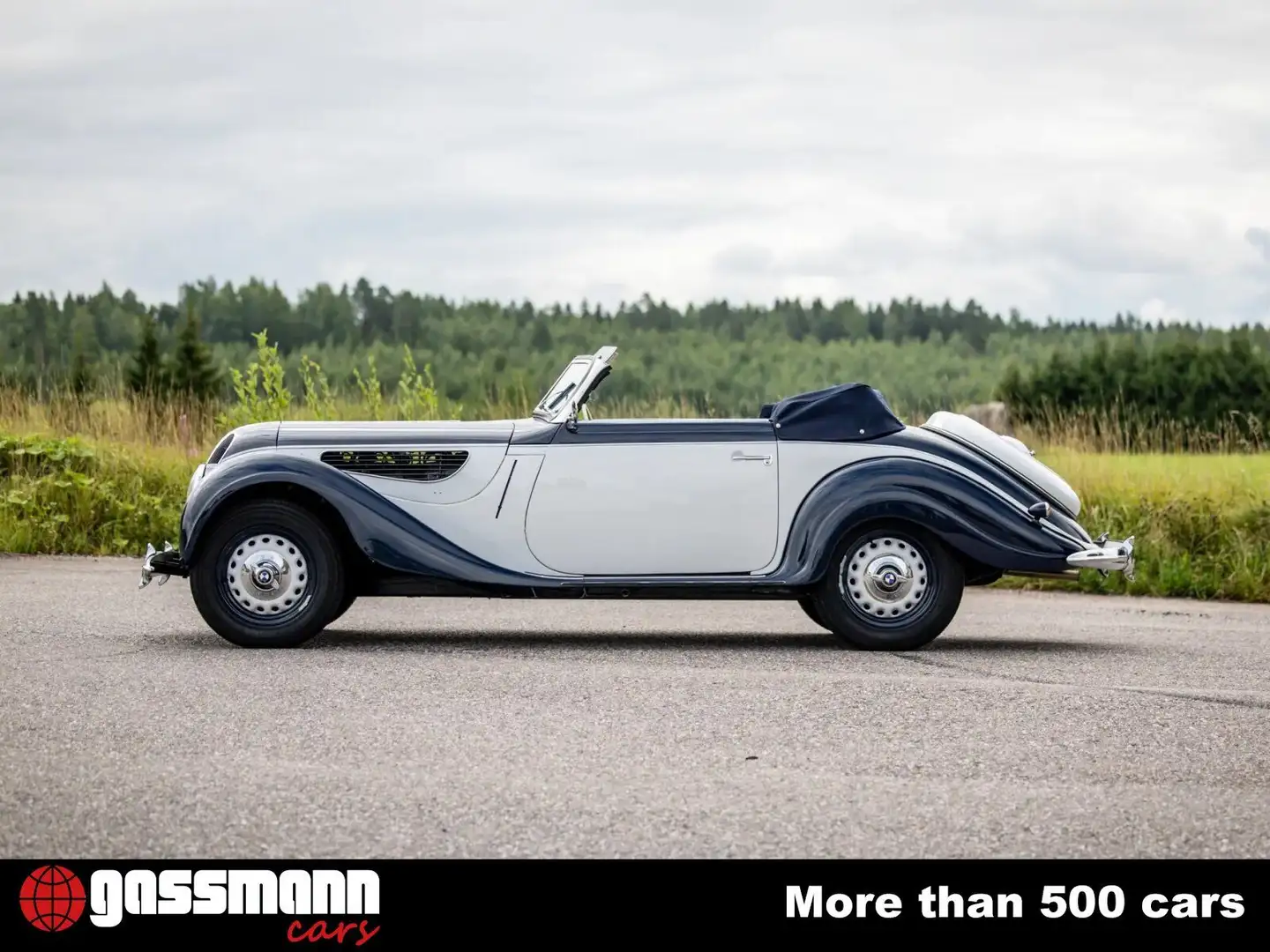 BMW 327/28 Sport Cabriolet, 1 von nur 482 Exemplaren Blanco - 2
