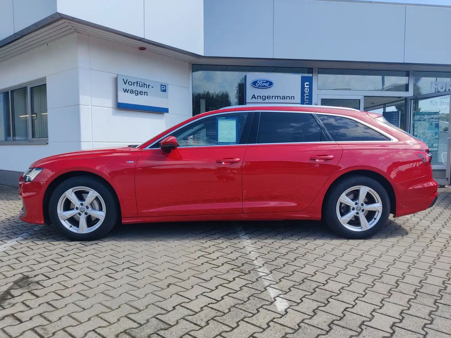 Audi A6 Avant 40 TDI sport Rosso - 2