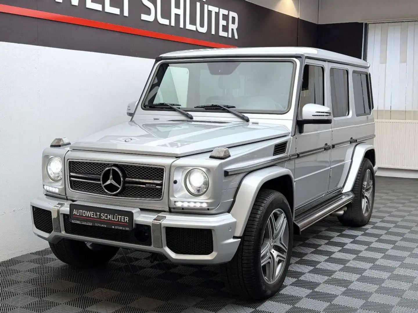 Mercedes-Benz G 63 AMG *Designo*AHK*Navi*Schiebedach*KAM*PDC* Silber - 1