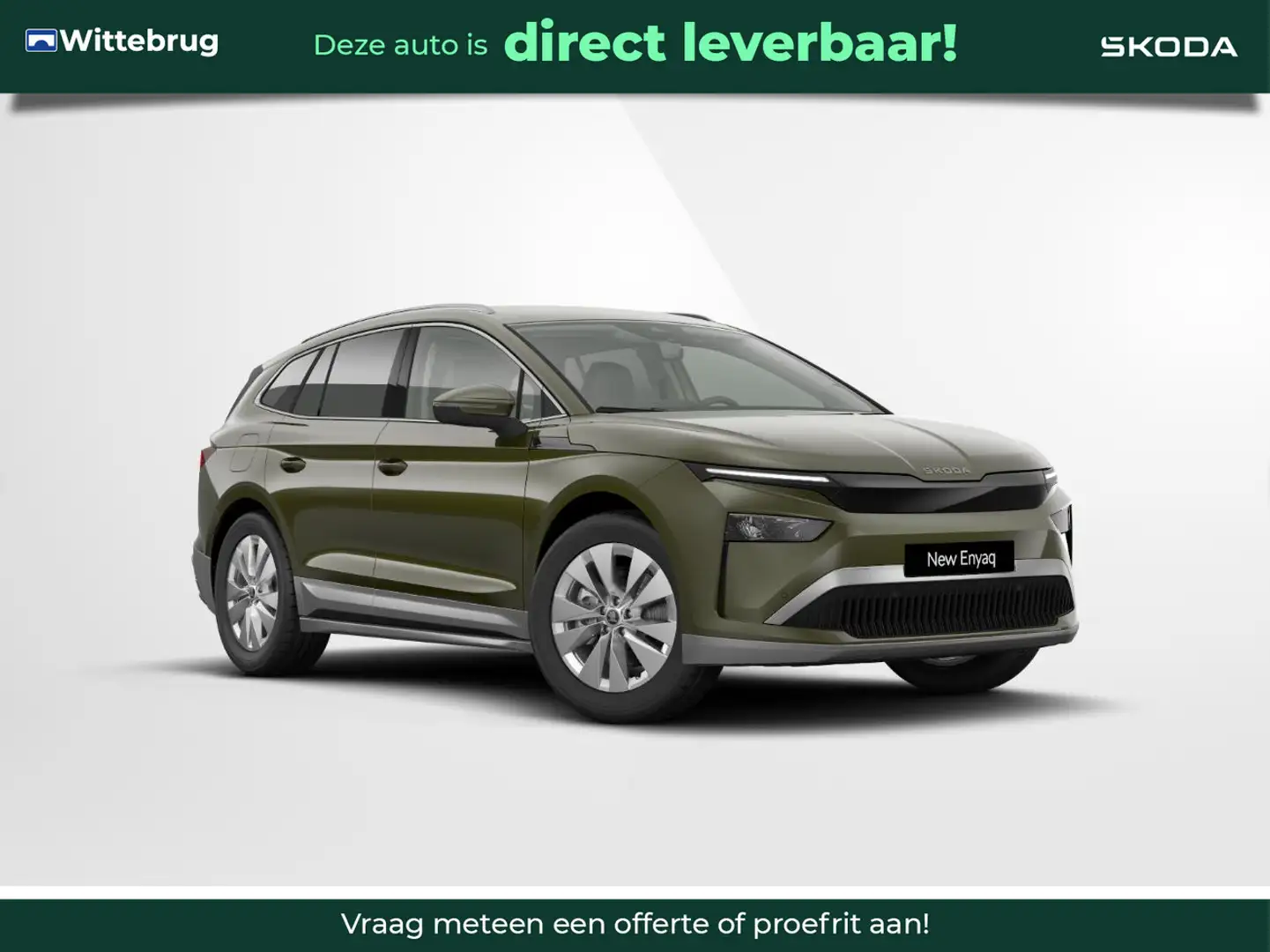 Skoda Enyaq 85 Selection / Clever Pack / Trekhaak / €2000 inru Groen - 1