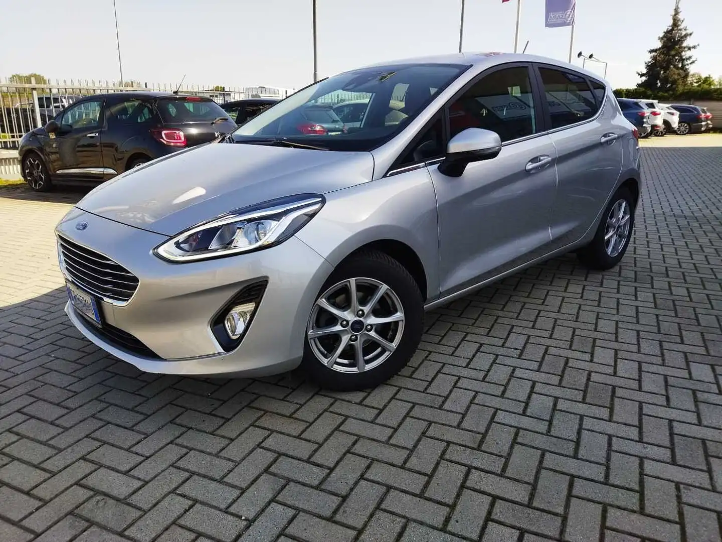 Ford Fiesta 7ª serie 1.5 EcoBlue 5 porte Titanium Argento - 1