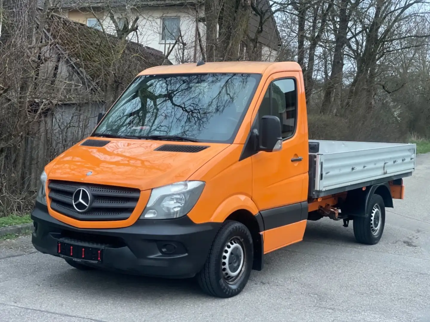 Mercedes-Benz Sprinter II Pritsche 313 CDI  Lang AHK 1 HAND Oranje - 1