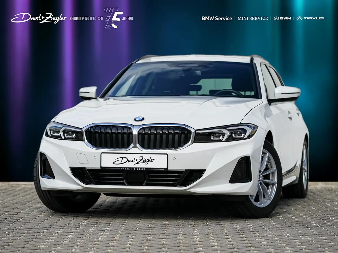 BMW 318 i Touring ACC HeadUp KoZg SpSitz HiFi Shadow Blanco - 1